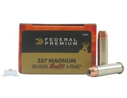 Federal .357 Mag 180 gr Swift A-Frame 20 Rounds Ammunition - P357SA