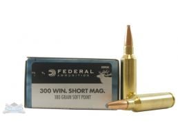 Federal 300 WSM 180gr SP Power-Shok Ammunition 20rds - 300WSMC