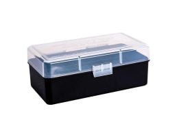 Berrys Bullets #413 .223 WSSM/.243 WSSM Ammo Box, 50rds Black/Clear