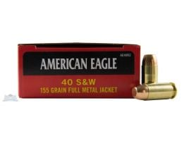 Federal 40 S&W 155gr FMJ Ammunition  50rds - AE40R2