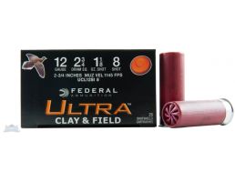 Federal 12ga 2.75" 1-1/8oz Ultra Clay & Field Shotshell Ammunition 25rds - UCL12SI 7.5