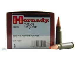 Hornady 7.62x39mm 123gr SST Steel Custom Ammunition, 50 Rounds - 8078