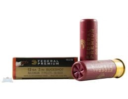 Federal 12ga 3" 12 Pellets 00 Buck Vital-Shok w/FC Shotshell Ammunition 5rds - PFC157 00