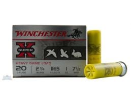 Winchester 20ga 2.75" 2-1/2oz #7.5 Super-X Ammunition 25rds - XU20H7
