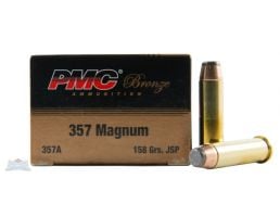 PMC Bronze 357 Magnum 158gr JSP Ammunition 50rds - 357A