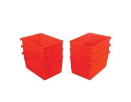 Lee Precision, Inc. 6" L x 3" H Hanging Ammo Bin, Red Pack of 6