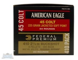 Federal 410 & 45 Colt AE & PD Combo Pk - PAE412 000