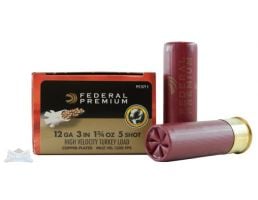 Federal 12ga 3" Max 1.75oz #5 Mag-Shok HV w/FliteControl Turkey Shotshells 10rds - PFC157F 5