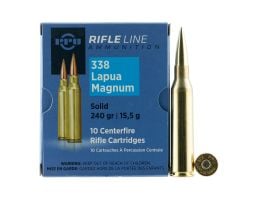 Prvi Partizan .338 Lapua Magnum Match FMJBT 240 gr 10 Rounds Ammunition - PPM338