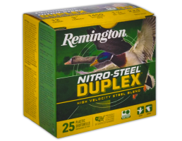 Remington Nitro-Steel Duplex 12 Gauge 3" #2/#4 1-1/4 oz 25rds Shotshell - R20321