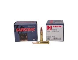 Hornady Subsonic 7.62x39mm Ammunition, 20 Rounds Sub-X 255Gr - 80787