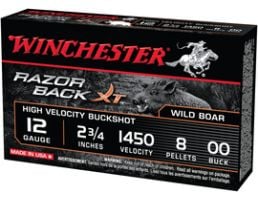 Winchester 12ga 2 3/4" 00 Buck RazorBack Ammunition 5rds - S12RB00