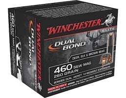 Winchester 460 S&W Magnum 260gr Dual Bond Ammunition 20rds - S460SWDB