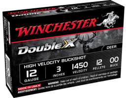 Winchester Double-X 12ga 3" 00 Buck Supreme High Velocity Magnum Ammunition 5rds - SB12300