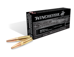 Winchester Ammo 300 BO Super Supressed FMJOT 200gr Subsonic 125rd - SUP300BLK2