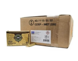 Patriot Sports Ammo .223 Rem 55gr FMJ 1,000rd Case - P223055FCS