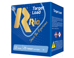 RIO 12ga 2.75" 1oz 2.75dr 1210 FPS #8 Target Load Trap Ammunition, 25 Round Box- TLT288