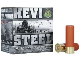 Hevi-Shot 12ga 3" 1-1/4 #4 HEVI-Steel Shotshell Ammunition 25rds - 60004