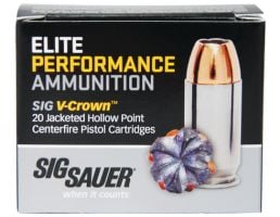 Sig Sauer 44 Special 200gr JHP V-Crown Elite Performance Ammunition 20rds - E44SP1-20