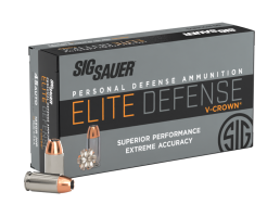 Sig Sauer Elite Performance V-Crown 185 gr Jacketed Hollow Point .45 ACP Ammo, 50/box - E45AP0-50