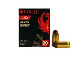Ruger ARX .45 ACP Ammo 118 Grain 20rds - 45ARXRUG-118-20