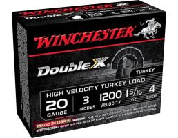 Winchester 20ga 3" #4 High Velocity Magnum Turkey Ammunition 10rds - STH2034