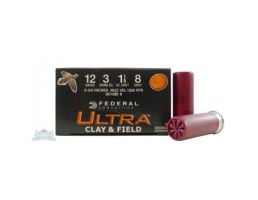 Federal 12ga 2.75" 1-1/8oz #8 Ultimate Clay & Field Shotshell Ammunition 25rds - UCL12SI 8