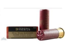 Federal 12ga 2.75" Magnum 12 Pellets 00 Buck Vital-Shok Shotshell Ammunition 5rds - P156 00