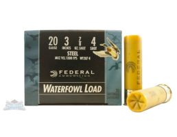 Federal 20ga 3" 7/8oz #4  Speed-Shok High Velocity Steel Shotshells - WF207 4