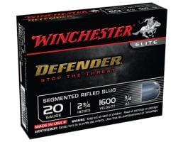 Winchester 20ga 2.75" Segmented Slug 5rds - S20PDX1S