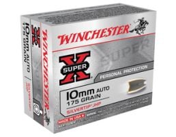 Winchester 10mm Auto 175gr SiverTip Hollow Point Ammunition 20rds - X10MMSTHP