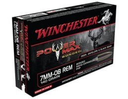 Winchester 7mm-08 140 gr PowerMax Bonded Ammunition 20rds - X708BP