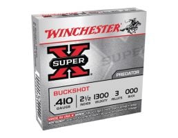 Winchester 410ga 2.5" 000 Buck 3 Pellets Super-X Ammunition 5rds - XB41000
