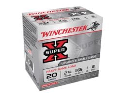 Winchester 20ga 2.75" #8 Super-X heavy Game Load 25rds - XU20H8