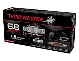 Winchester Accubond 165 gr EBGLR 6.8 Western Ammunition 20 Rounds - S68WLR