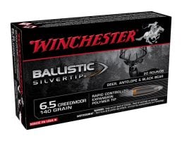 Winchester Ballistic Silvertip 140 gr Polymer Tip 6.5 Creedmoor Ammunition 20 Rounds