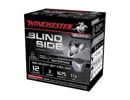 Winchester Blind Side 3" 3 Shot 1 1/8 oz HV 12 Gauge Ammunition 25 Rounds - SBS123HV3