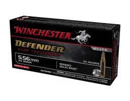 Winchester Defender 64 gr Bonded Solid Base 5.56x45mm Ammunition For Sale