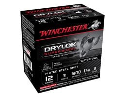 Winchester Drylok Super Steel Magnum 3" 1 3/8 oz 3 Shot 12 Gauge Ammunition 25 Rounds