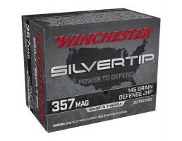 Winchester Silver Tip 145 gr JHP .357 Magnum Ammunition 20 Rounds