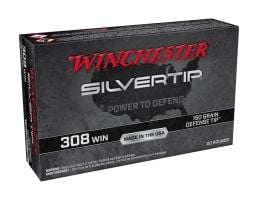 Winchester Silvertip 150 gr Defense Tip .308 Winchester Ammunition For Sale