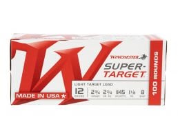 Winchester Super Target 2.75" 1 1/8 oz 8 Shot 12 Gauge Ammunition For Sale