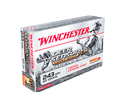 Winchester Ammunition Deer Season XP Copper Impact 85 gr Copper Extreme Point .243 Win Ammo, 20/box - X243DSLF