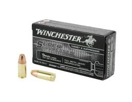 Winchester Super Suppressed 9mm Ammo 147 Grain FMJ 50rds - SUP9