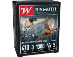 Winchester Ammunition Bismuth .410 Gauge 3" #5 9/16 Ounce 15rds