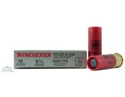Winchester 12ga 2.75" 1oz Rifled Slug Ammunition 5rds - X12RS15