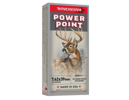 Winchester 7.62x39mm 123gr Power-Point Super-X Ammunition 20rds - X76239