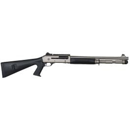 Military Armament Corporation 1014 Marine 12 Gauge Semi-Auto Shotgun 18.50", Nickel/Black - 21000153