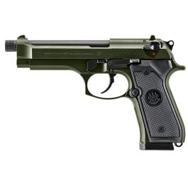 Beretta 92FS 9mm Pistol 5.1" Threaded 18Rds, ODG - J92F300GRTB18