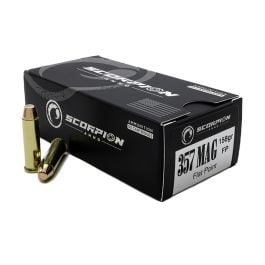 Scorpion Ammo .357 Magnum 158gr FP 50rd - 357158FP-S50